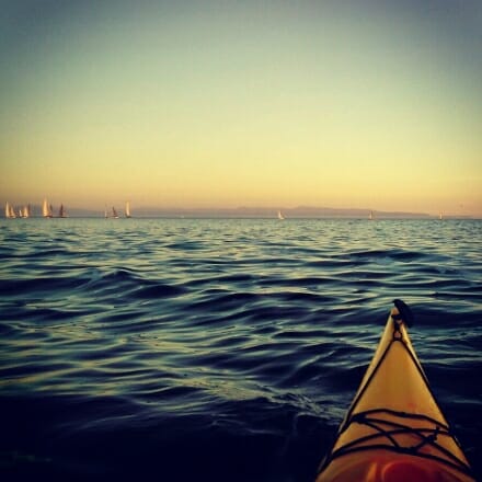 sunset kayak tour santa cruz
